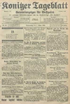 Konitzer Tageblatt.Amtliches Publikations=Organ, nr50