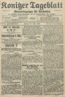 Konitzer Tageblatt.Amtliches Publikations=Organ, nr57