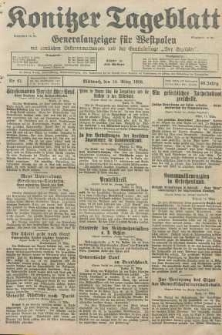 Konitzer Tageblatt.Amtliches Publikations=Organ, nr61