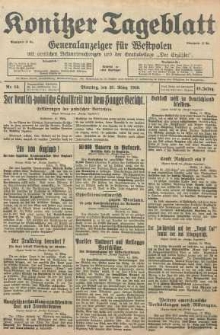 Konitzer Tageblatt.Amtliches Publikations=Organ, nr66
