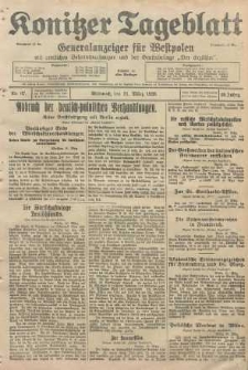 Konitzer Tageblatt.Amtliches Publikations=Organ, nr67