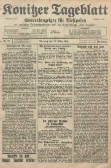 Konitzer Tageblatt.Amtliches Publikations=Organ, nr72