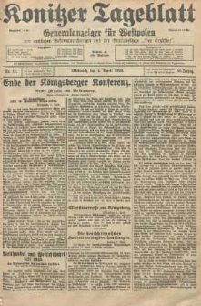 Konitzer Tageblatt.Amtliches Publikations=Organ, nr79