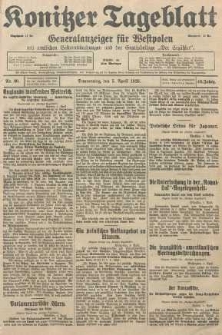 Konitzer Tageblatt.Amtliches Publikations=Organ, nr80