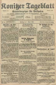 Konitzer Tageblatt.Amtliches Publikations=Organ, nr81