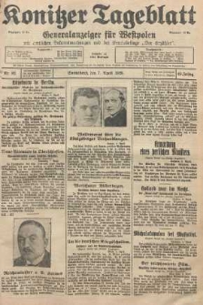 Konitzer Tageblatt.Amtliches Publikations=Organ, nr82