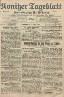 Konitzer Tageblatt.Amtliches Publikations=Organ, nr87