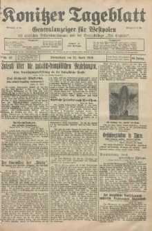 Konitzer Tageblatt.Amtliches Publikations=Organ, nr93