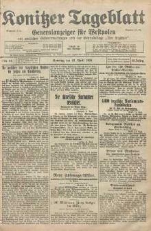 Konitzer Tageblatt.Amtliches Publikations=Organ, nr94