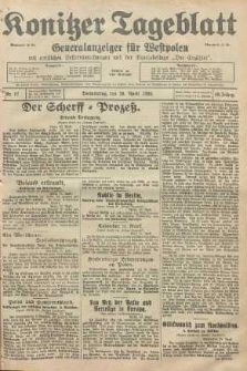 Konitzer Tageblatt.Amtliches Publikations=Organ, nr97