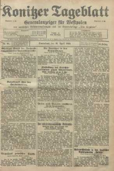 Konitzer Tageblatt.Amtliches Publikations=Organ, nr99