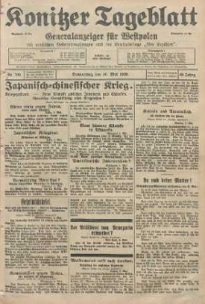 Konitzer Tageblatt.Amtliches Publikations=Organ, nr108