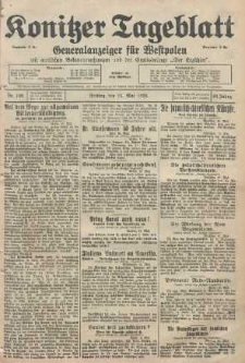 Konitzer Tageblatt.Amtliches Publikations=Organ, nr109