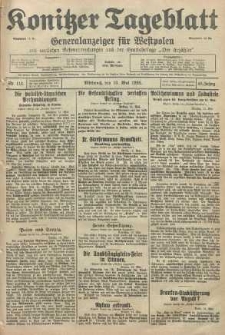 Konitzer Tageblatt.Amtliches Publikations=Organ, nr113