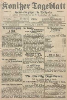 Konitzer Tageblatt.Amtliches Publikations=Organ, nr119
