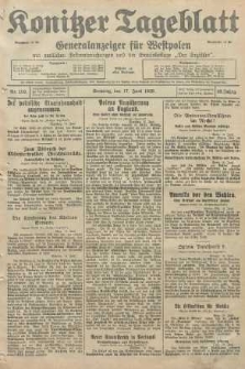 Konitzer Tageblatt.Amtliches Publikations=Organ, nr138