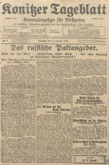 Konitzer Tageblatt.Amtliches Publikations=Organ, nr5