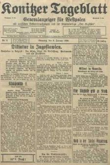 Konitzer Tageblatt.Amtliches Publikations=Organ, nr6