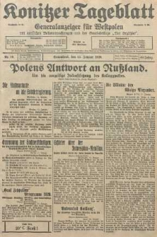 Konitzer Tageblatt.Amtliches Publikations=Organ, nr10