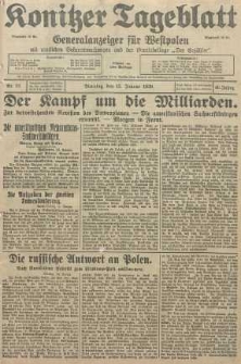 Konitzer Tageblatt.Amtliches Publikations=Organ, nr12