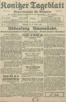 Konitzer Tageblatt.Amtliches Publikations=Organ, nr13