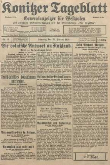 Konitzer Tageblatt.Amtliches Publikations=Organ, nr18