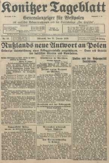 Konitzer Tageblatt.Amtliches Publikations=Organ, nr19