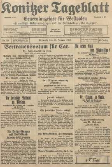Konitzer Tageblatt.Amtliches Publikations=Organ, nr25