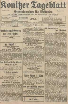 Konitzer Tageblatt.Amtliches Publikations=Organ, nr31