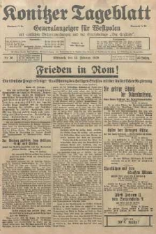Konitzer Tageblatt.Amtliches Publikations=Organ, nr36