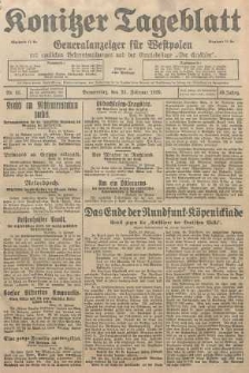 Konitzer Tageblatt.Amtliches Publikations=Organ, nr43