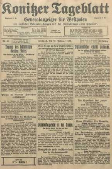 Konitzer Tageblatt.Amtliches Publikations=Organ, nr48