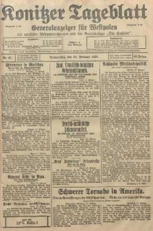 Konitzer Tageblatt.Amtliches Publikations=Organ, nr49