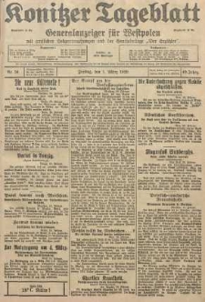 Konitzer Tageblatt.Amtliches Publikations=Organ, nr50