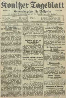 Konitzer Tageblatt.Amtliches Publikations=Organ, nr63