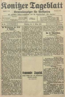 Konitzer Tageblatt.Amtliches Publikations=Organ, nr65