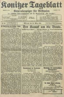 Konitzer Tageblatt.Amtliches Publikations=Organ, nr66
