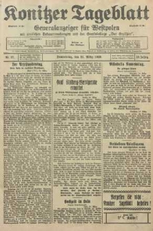 Konitzer Tageblatt.Amtliches Publikations=Organ, nr67