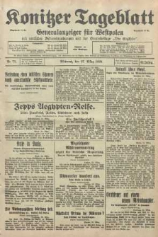 Konitzer Tageblatt.Amtliches Publikations=Organ, nr72