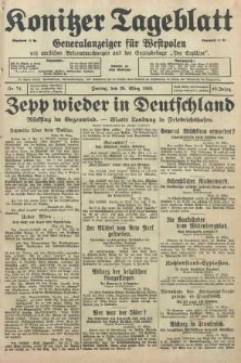 Konitzer Tageblatt.Amtliches Publikations=Organ, nr74