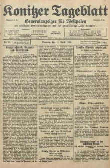 Konitzer Tageblatt.Amtliches Publikations=Organ, nr87
