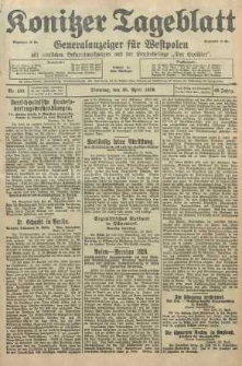 Konitzer Tageblatt.Amtliches Publikations=Organ, nr100