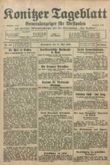 Konitzer Tageblatt.Amtliches Publikations=Organ, nr108