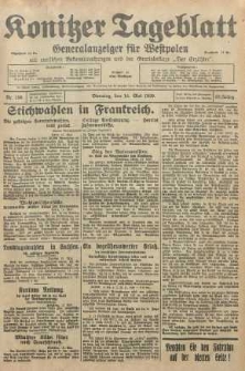 Konitzer Tageblatt.Amtliches Publikations=Organ, nr110