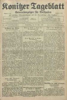 Konitzer Tageblatt.Amtliches Publikations=Organ, nr112