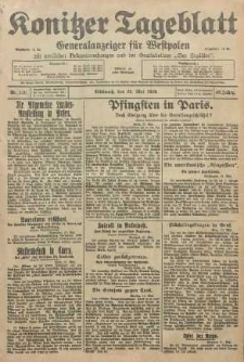 Konitzer Tageblatt.Amtliches Publikations=Organ, nr116