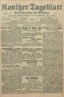 Konitzer Tageblatt.Amtliches Publikations=Organ, nr117