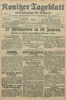 Konitzer Tageblatt.Amtliches Publikations=Organ, nr118