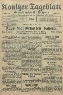 Konitzer Tageblatt.Amtliches Publikations=Organ, nr119