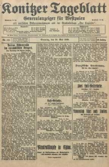 Konitzer Tageblatt.Amtliches Publikations=Organ, nr121